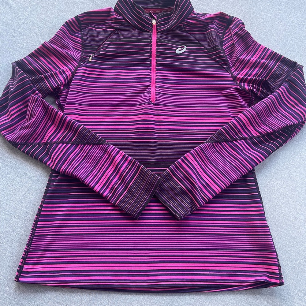 Asics Women's Striped Pullover